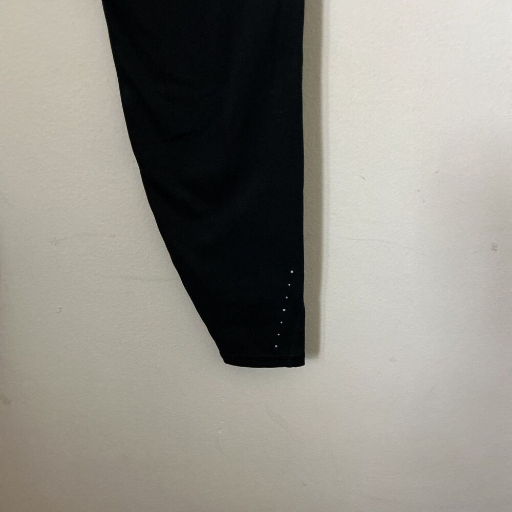 Athleta Medium Black Rainer tight leggings athletic pants Zip Pockets Reflective - Picture 3 of 10